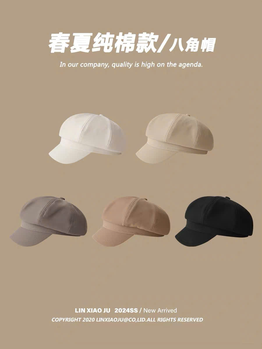 Mũ beret nữ nhiều màu thu đông thanh lịch