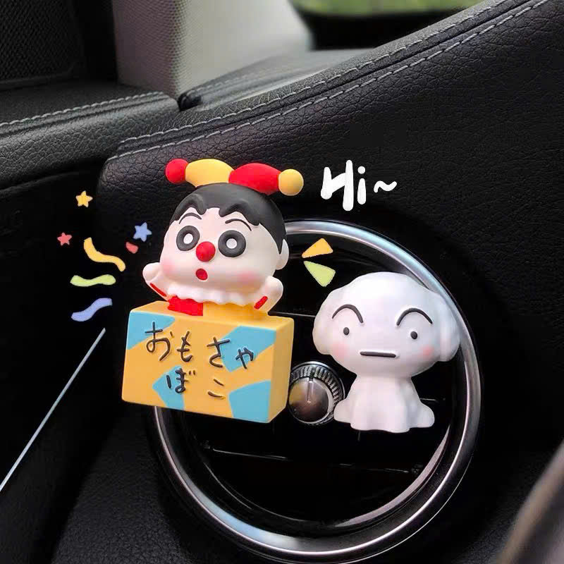 Set trang trí xe hình Ku Shin dạng kẹp