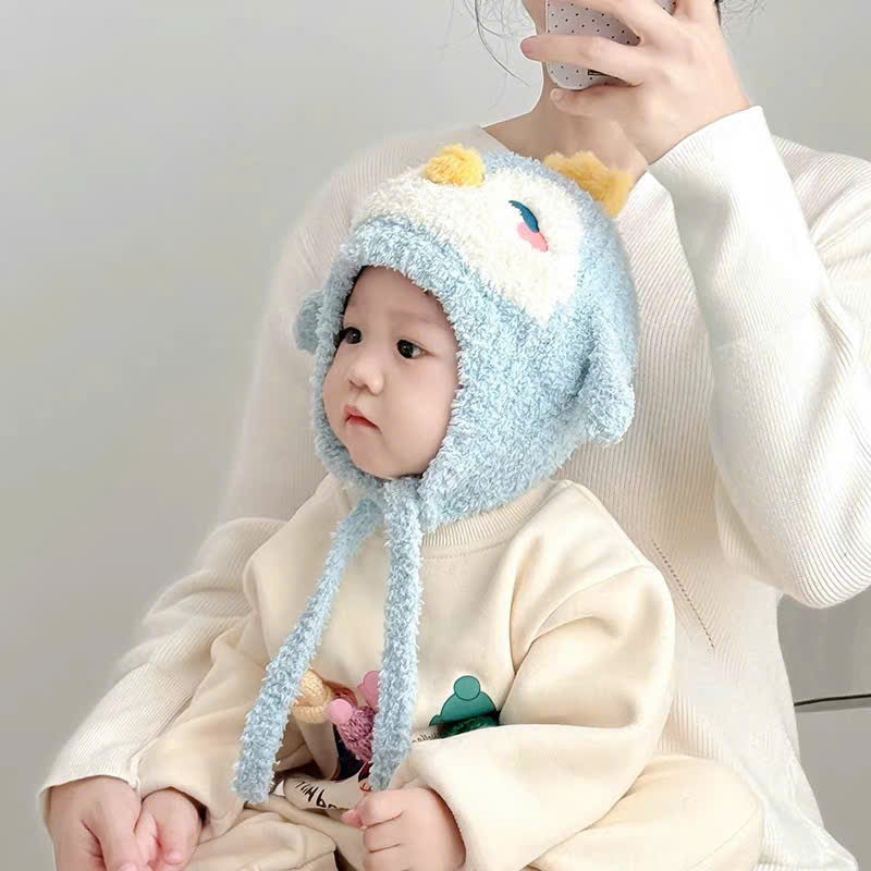 Mũ len trùm hình thú nhiều kiểu cho bé