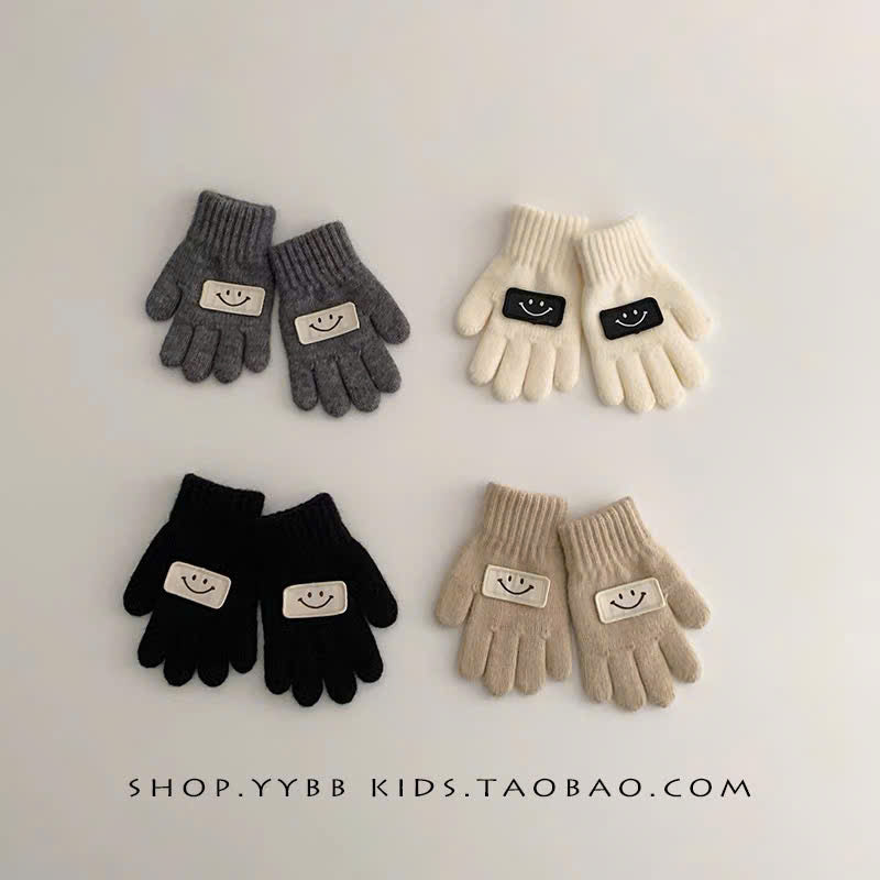 Bao tay hình mặt cười găng tay cho bé 1-6 tuổi