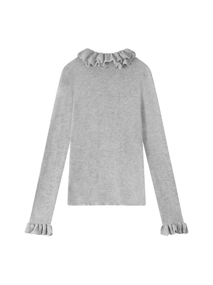 Set váy 2 dây đen mix áo tay dài cổ bèo