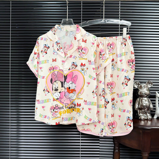 Bộ ngủ lửng Flamingo lụa Latin new