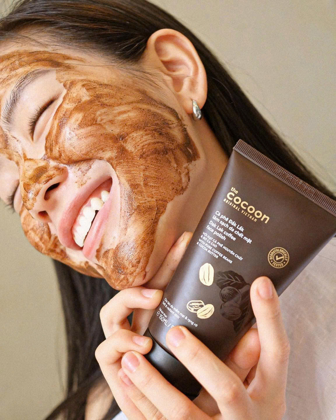 Combo Cocoon 4 món Tẩy trang bí đao + SRM nghệ + Tẩy da chết cà phê + Mask nghệ - Tặng Gel tắm