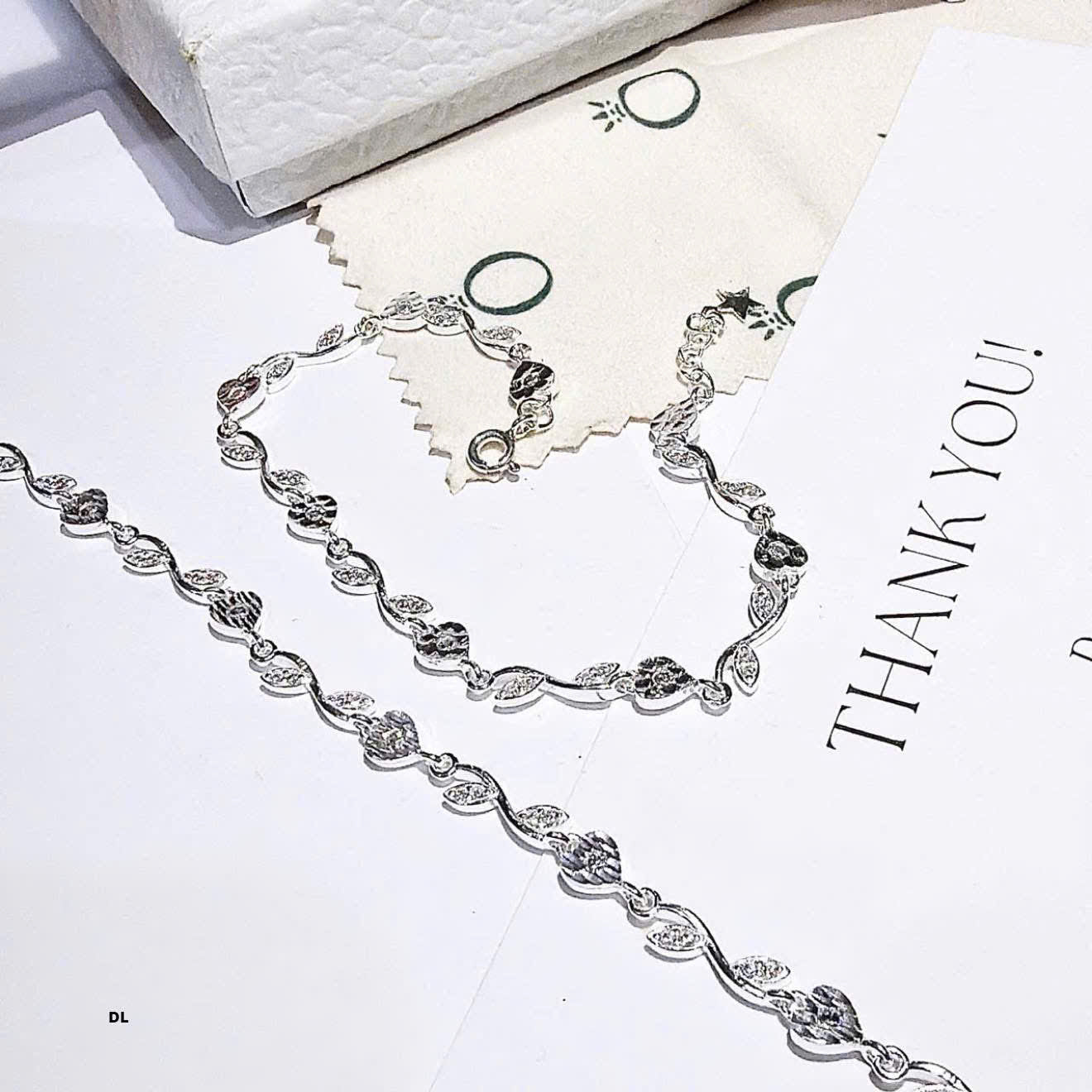 Lắc tay bạc cho nữ thanh mảnh trẻ trung tinh tế