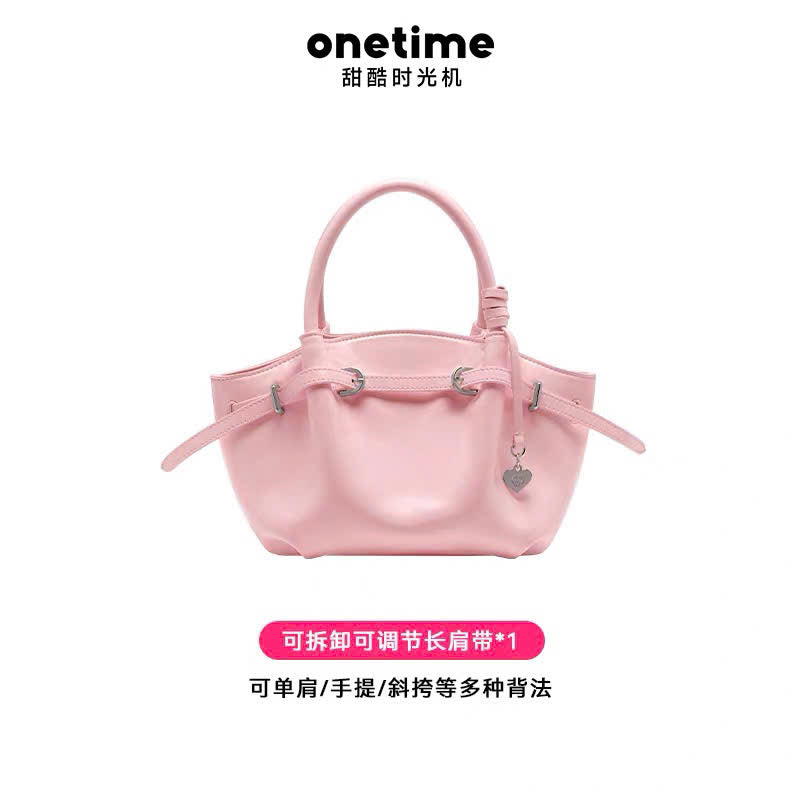 Túi da đeo vai quai xách có túi lót trong Onetime