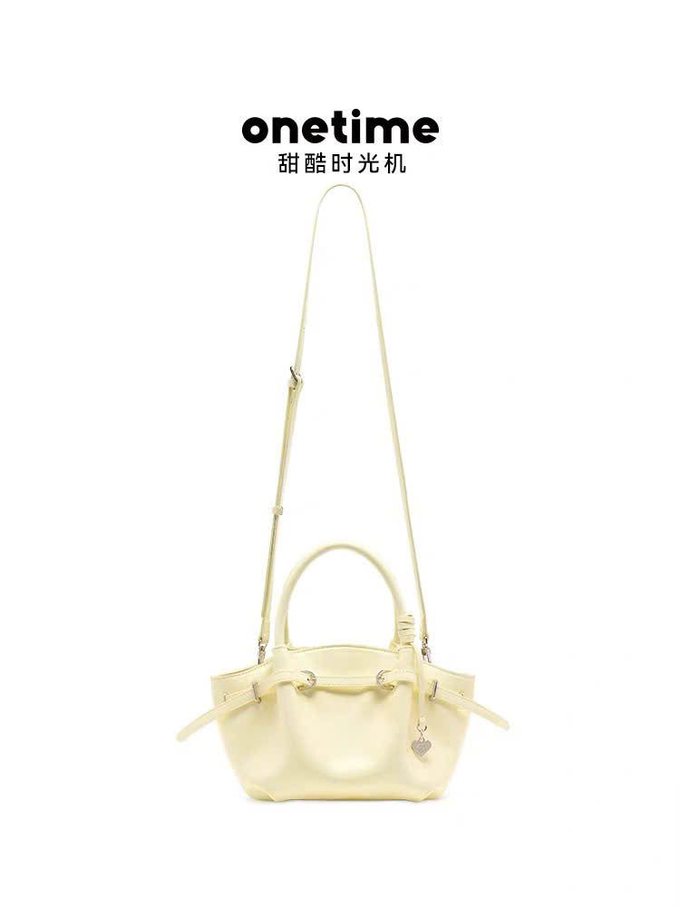 Túi da đeo vai quai xách có túi lót trong Onetime