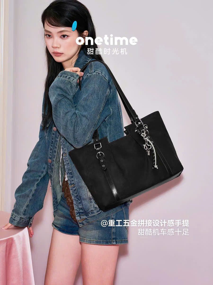 Túi tote da đeo vai form chuẩn chứa nhiều đồ tiện lợi Onetime