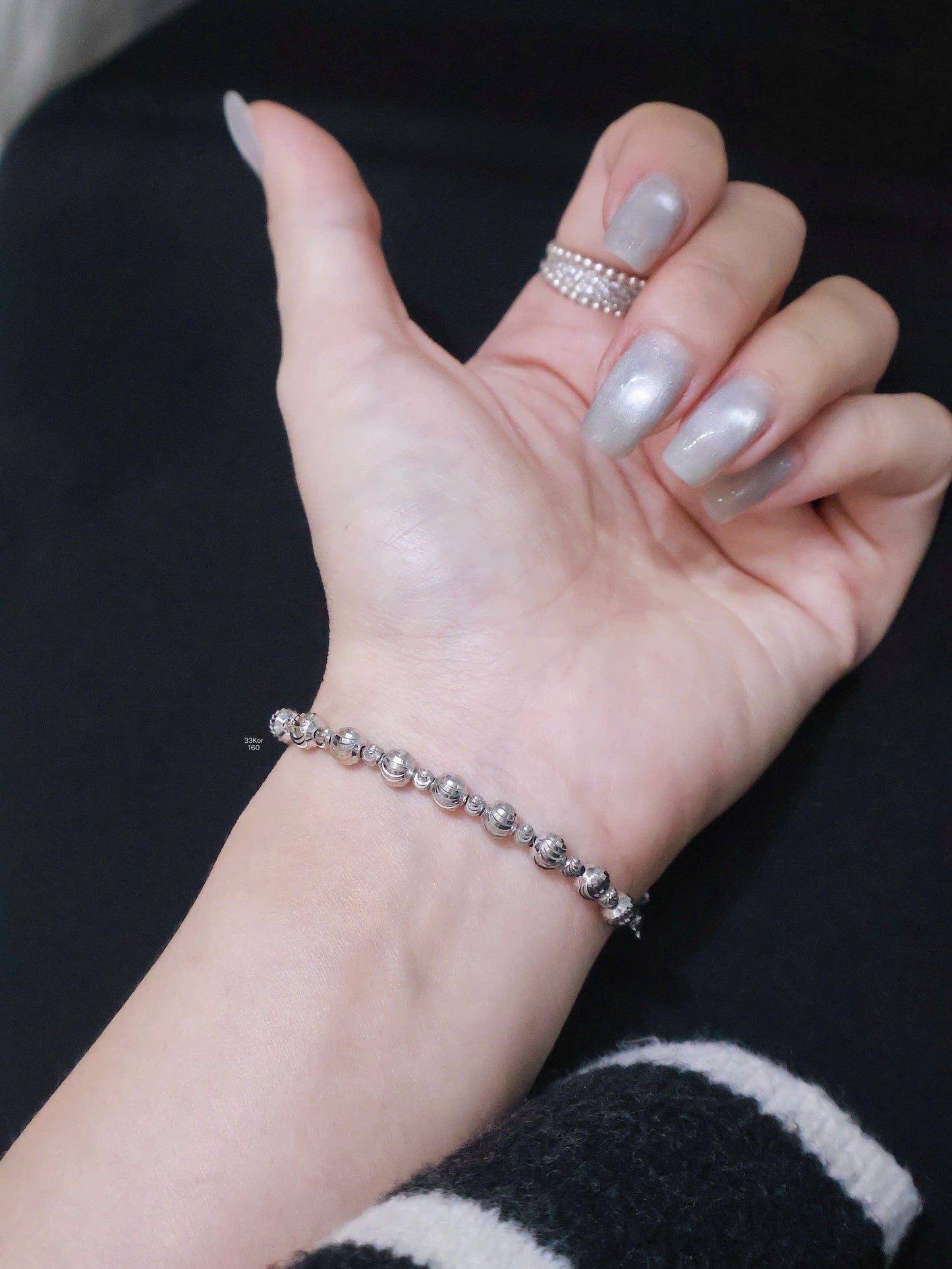 Lắc tay vàng trắng
