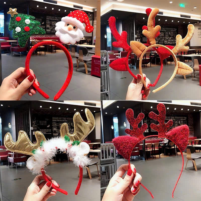 Cài tóc giáng sinh nhiều kiểu bờm tóc Noel