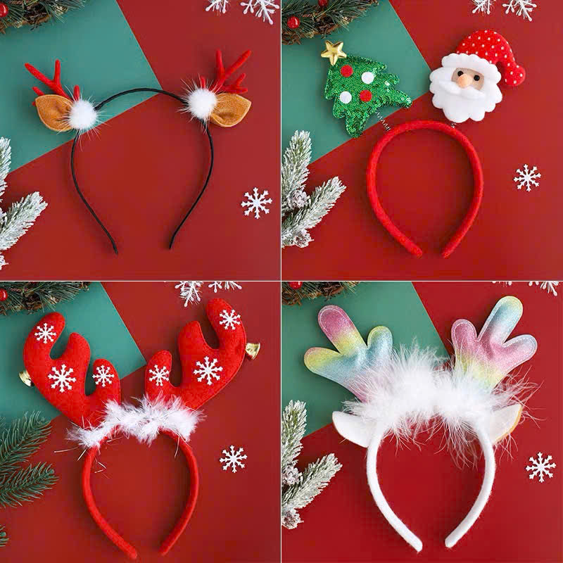 Cài tóc giáng sinh nhiều kiểu bờm tóc Noel
