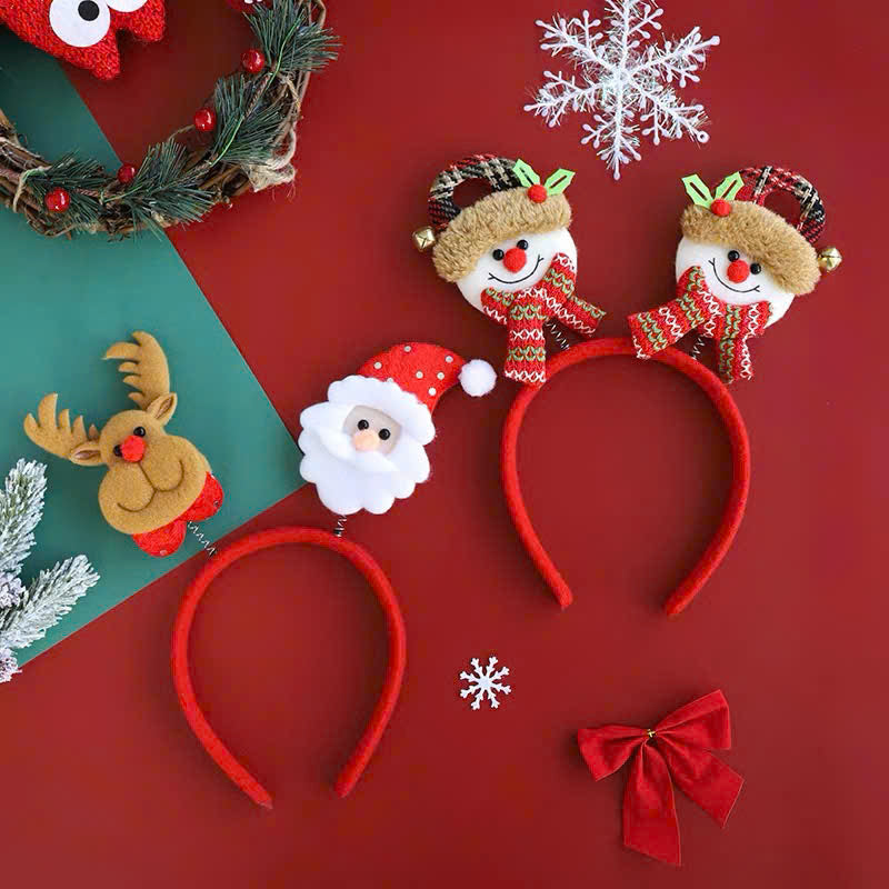 Cài tóc giáng sinh nhiều kiểu bờm tóc Noel