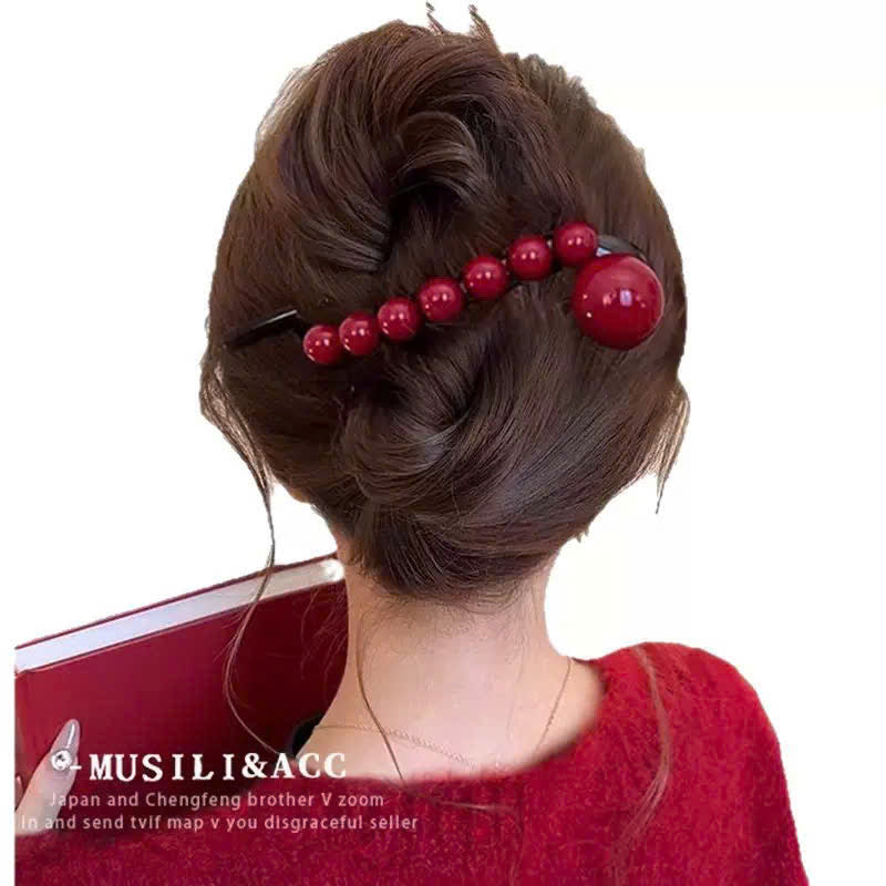 Kẹp tóc tone đỏ nhiều kiểu dáng Noel, Lễ Tết