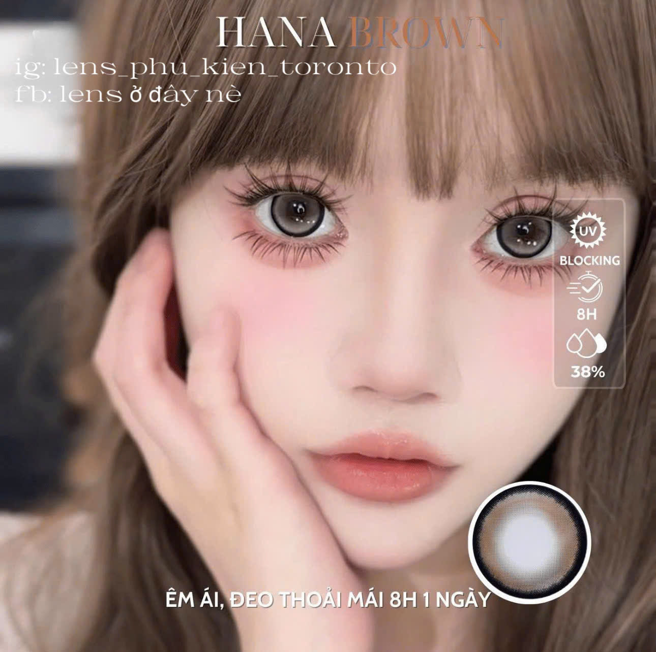 Contact Lens - Hana Brown