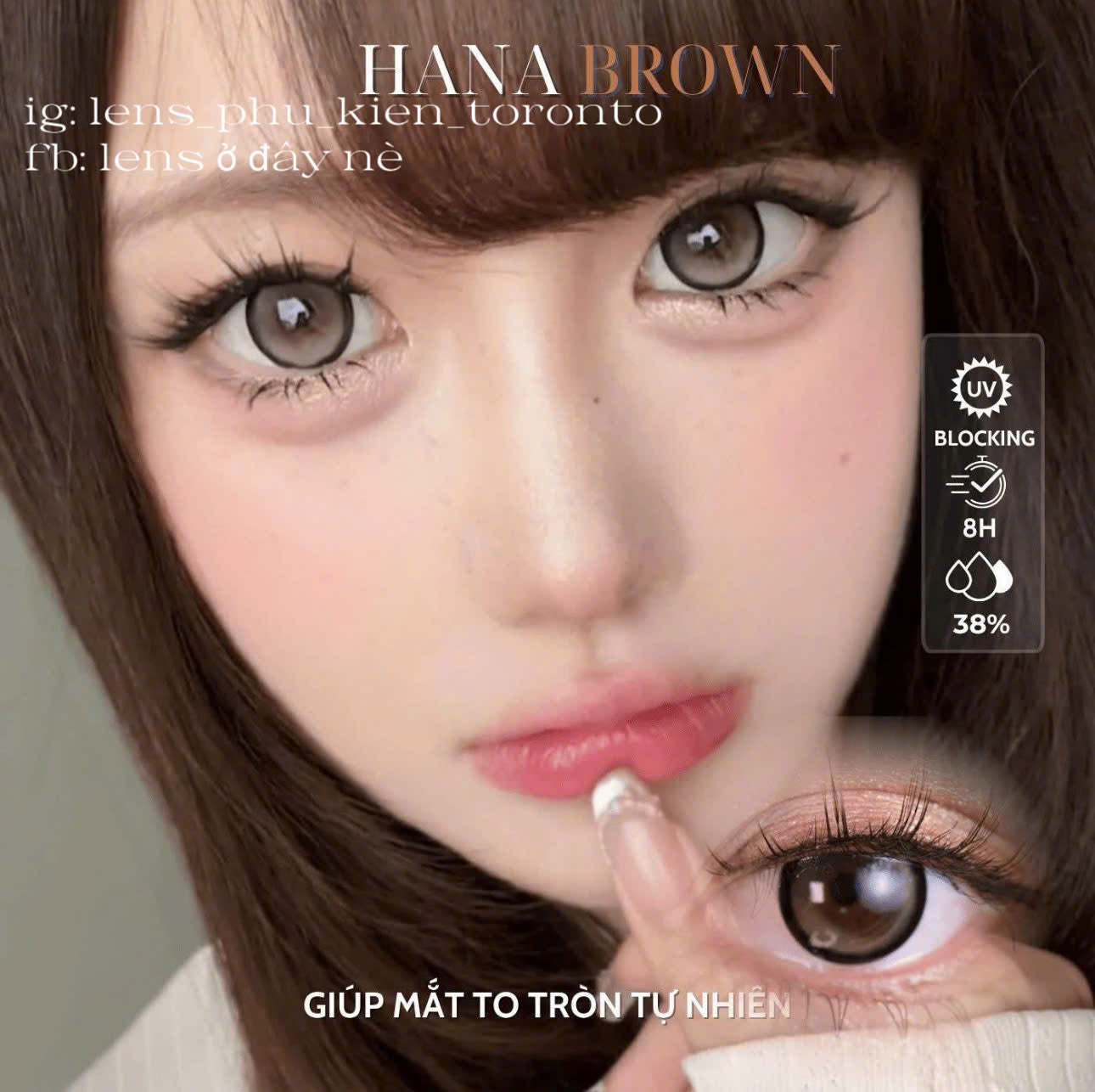 Contact Lens - Hana Brown