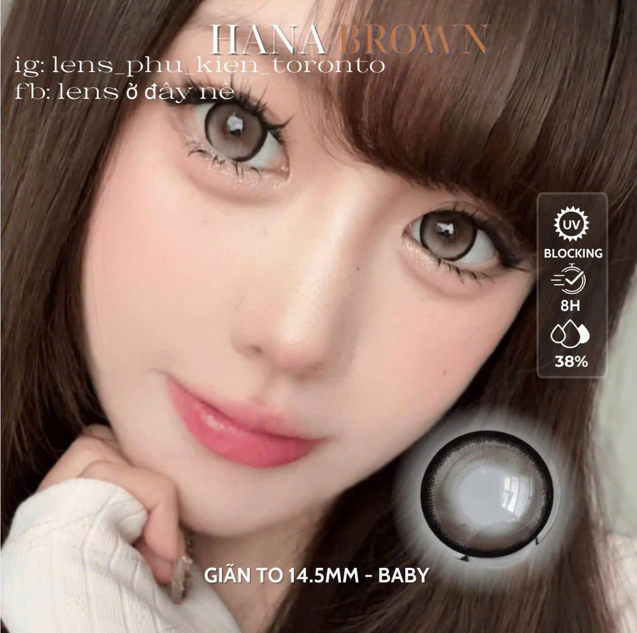 Contact Lens - Hana Brown