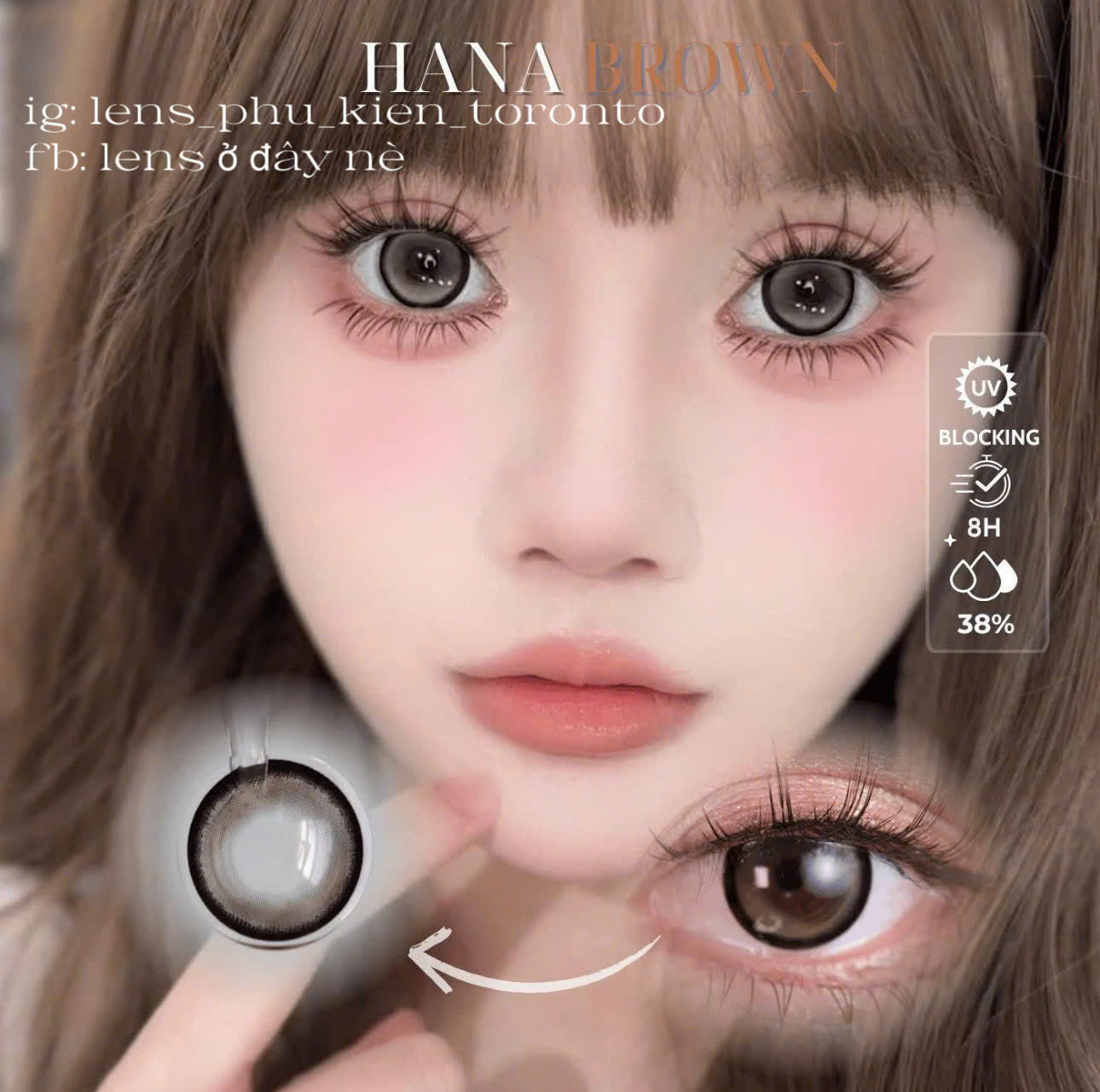 Contact Lens - Hana Brown