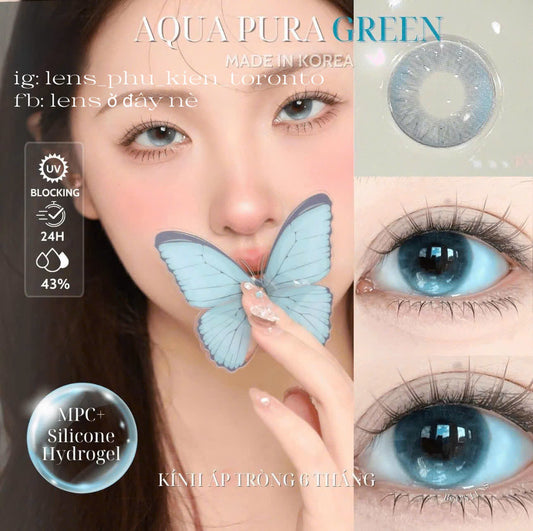 Contact Lens cao cấp - Aqua Pura Green