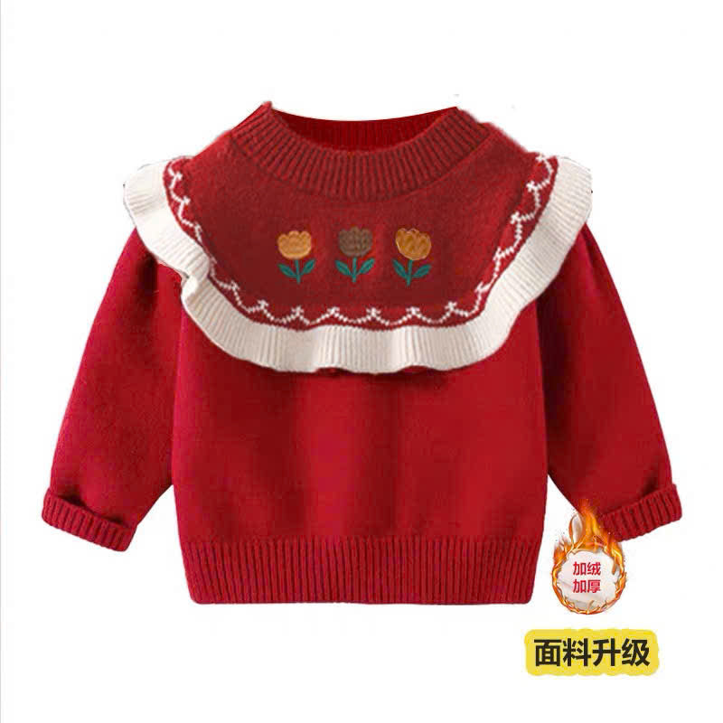 Áo len tay dài phong cách Giáng sinh cho bé