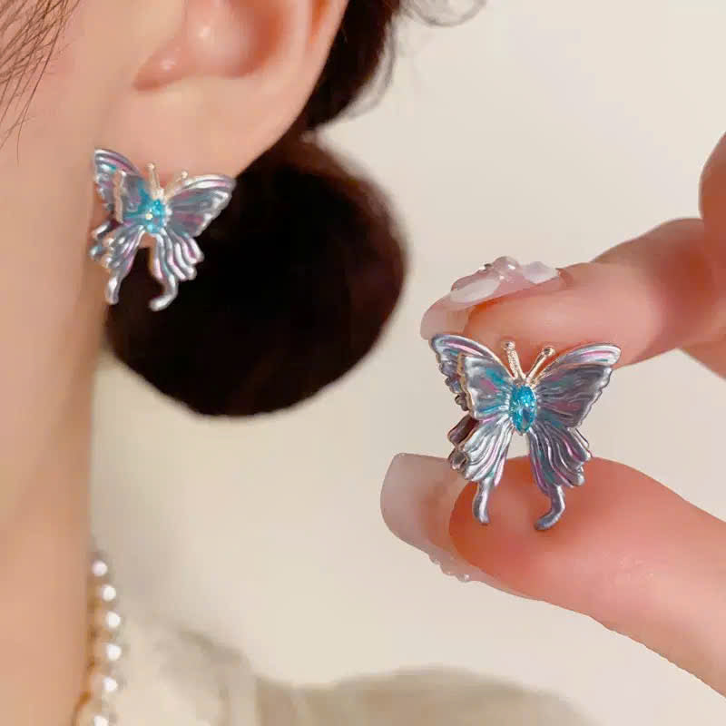 Khuyên tai thời trang chuôi bạc S925 không gây kích ứng