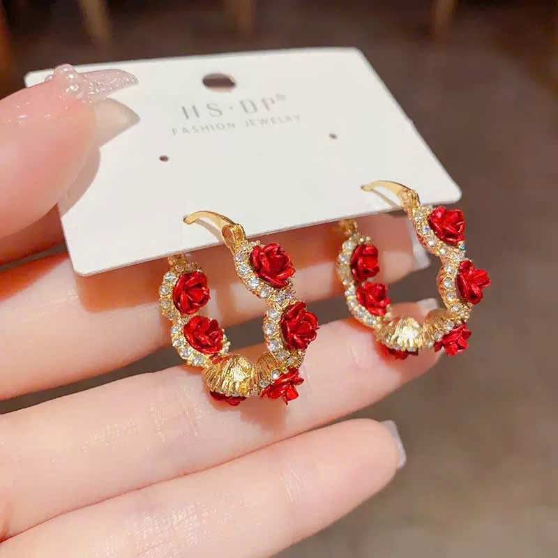 Khuyên tai thời trang chuôi bạc S925 không gây kích ứng