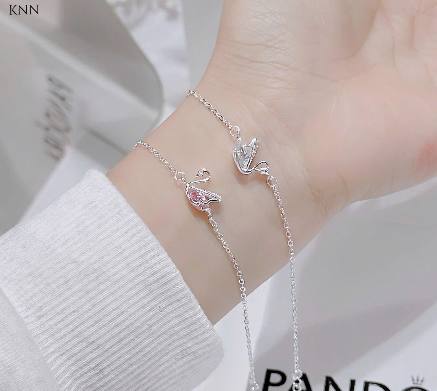 Lắc tay bạc mẫu mới sáng xinh từng chi tiết