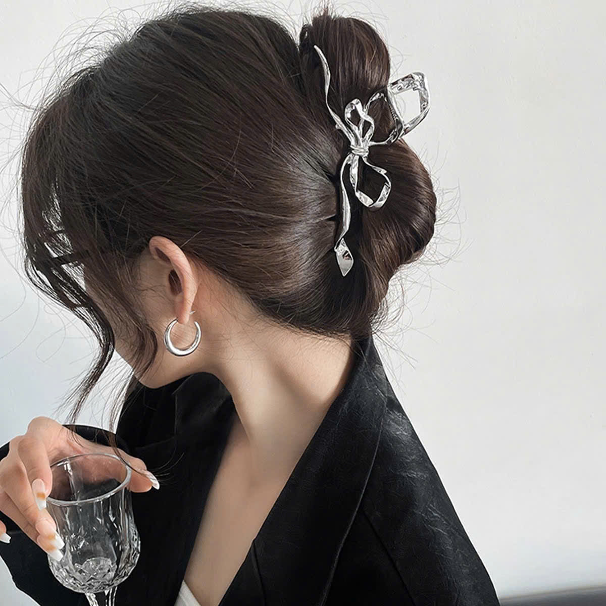 Kẹp tóc càng cua kim loại nhiều kiểu dáng