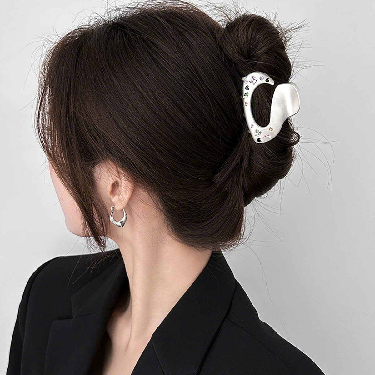 Kẹp tóc càng cua kim loại nhiều kiểu dáng