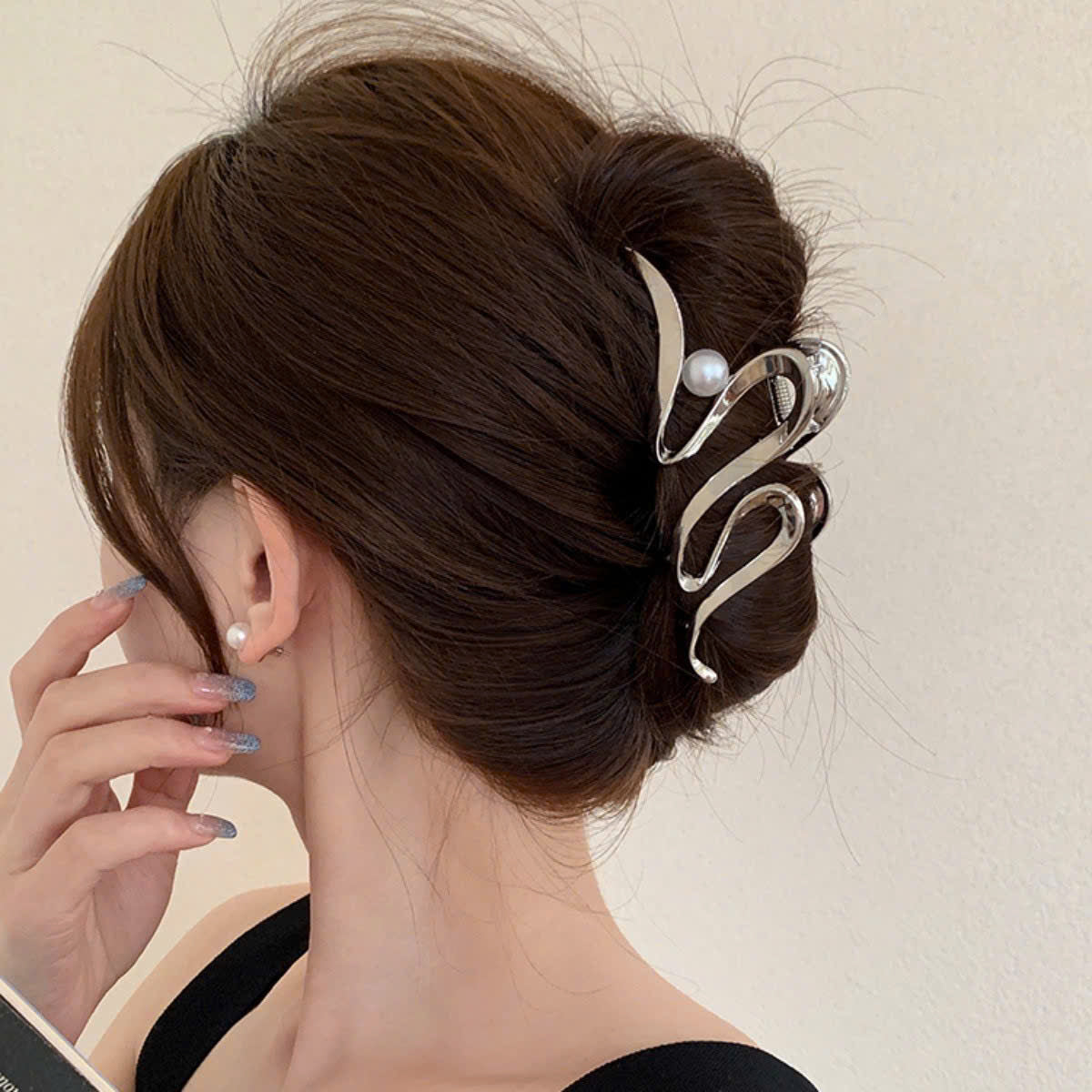 Kẹp tóc càng cua kim loại nhiều kiểu dáng