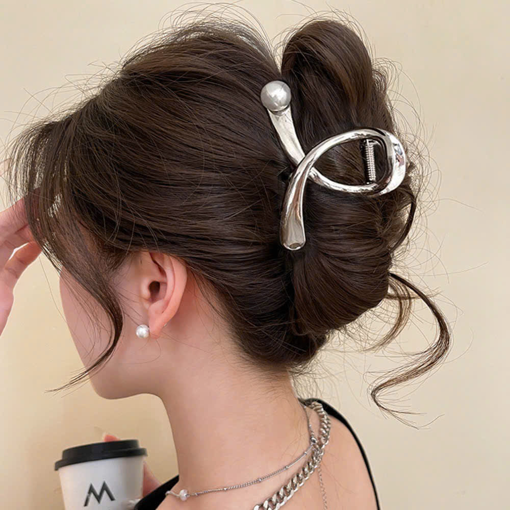 Kẹp tóc càng cua kim loại nhiều kiểu dáng