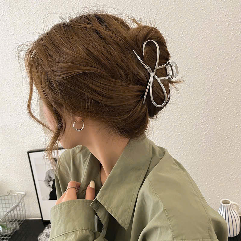 Kẹp tóc càng cua kim loại nhiều kiểu dáng
