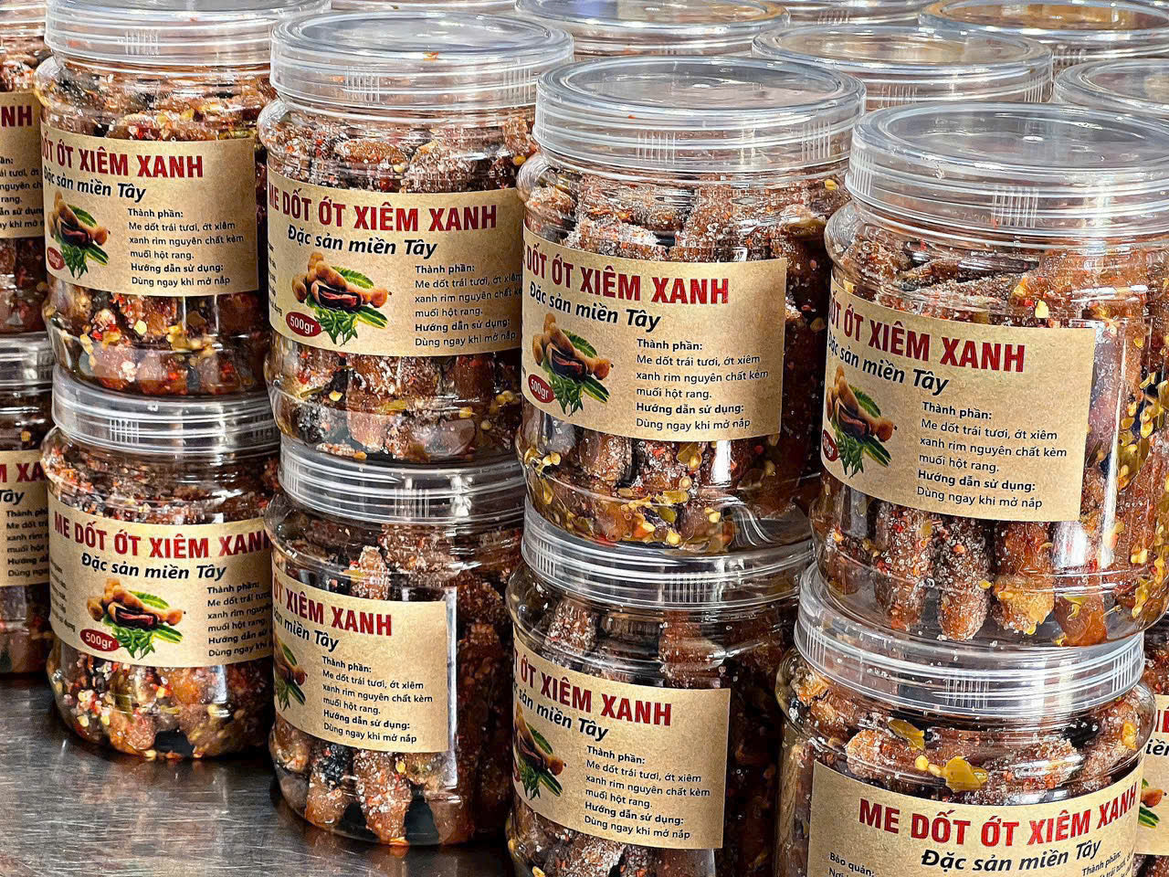 Me dốt ớt xiêm xanh đặc sản miền Tây