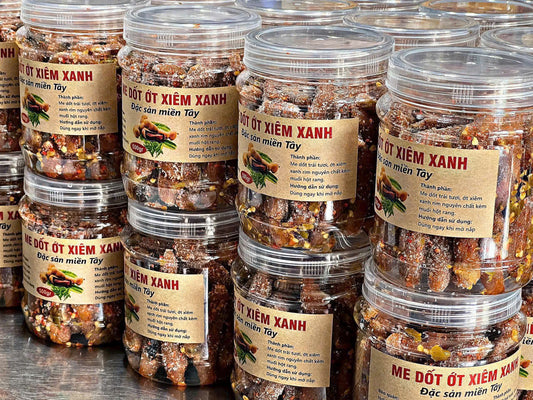 Me dốt ớt xiêm xanh đặc sản miền Tây