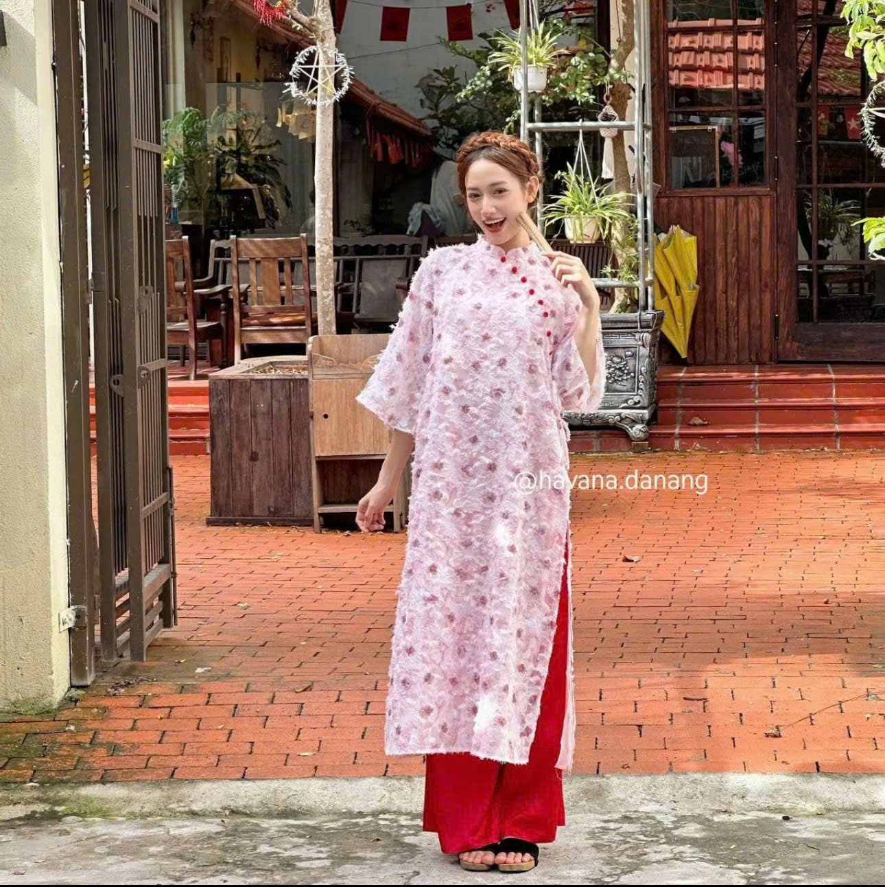 Bộ sưu tập áo dài cho nàng gu dễ thương cách tân Havana.danang