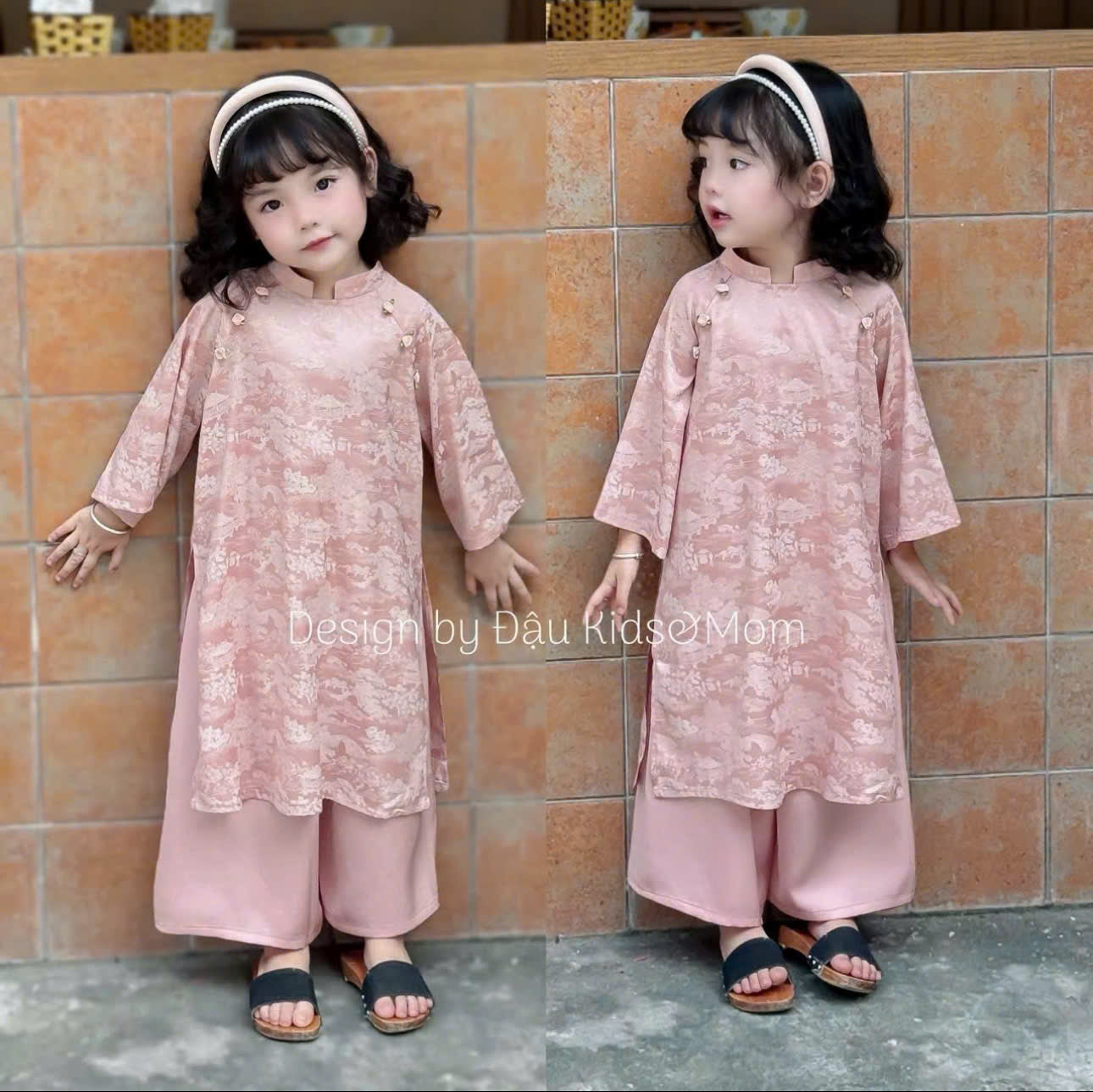 Bộ sưu tập áo dài cho bé trai, bé gái và mẹ