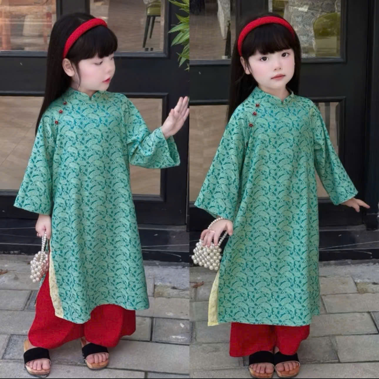 Bộ sưu tập áo dài cho bé trai, bé gái và mẹ