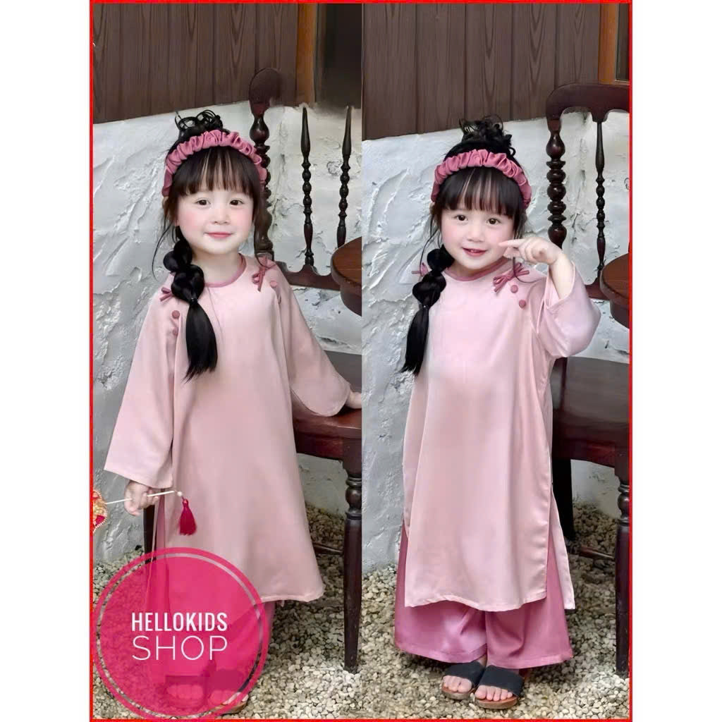 Bộ sưu tập áo dài Tết cho bé trai, bé gái