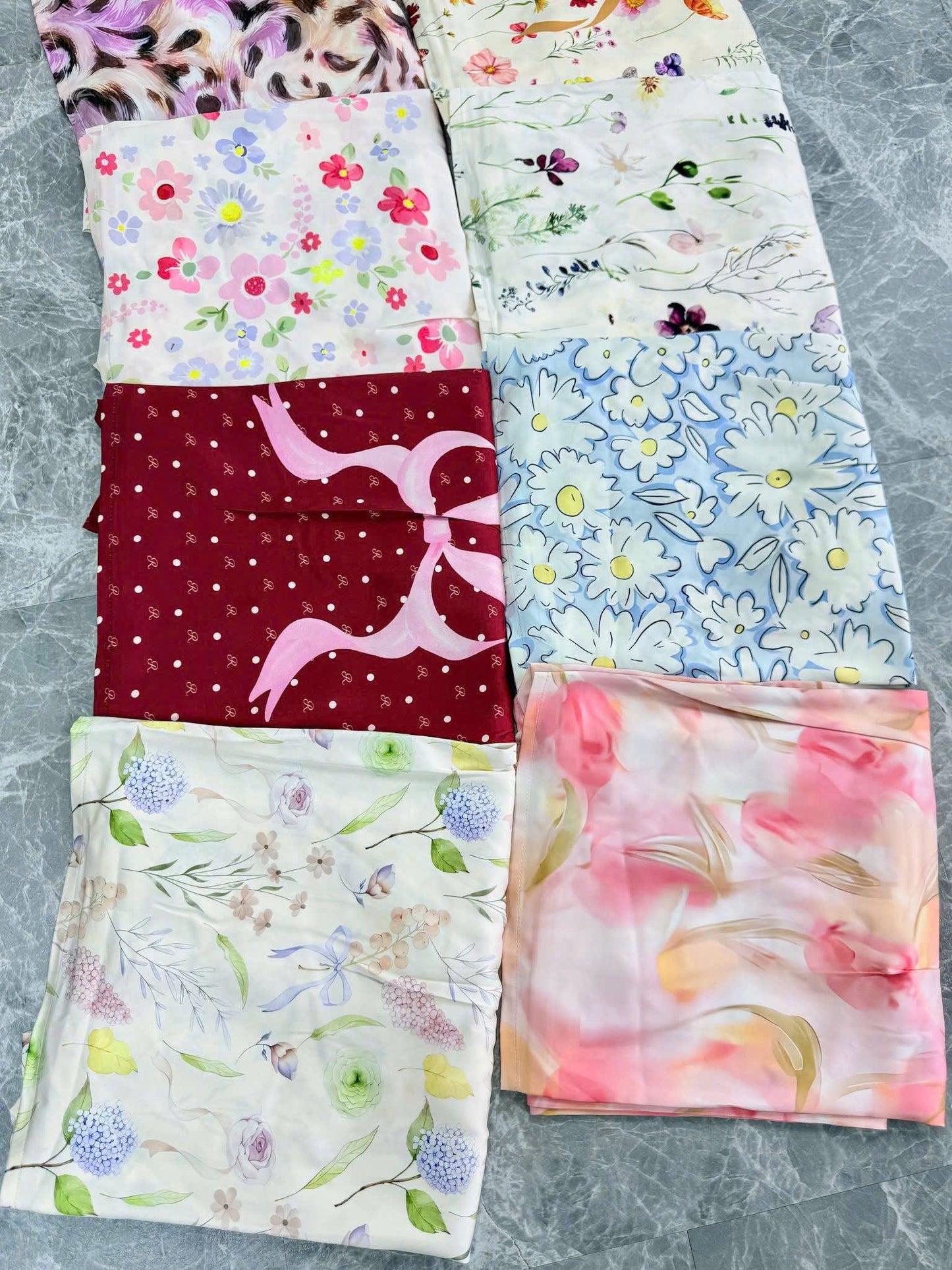 Bộ ngủ lững Flamingo cánh tiên 9 tấc hoạ tiết hoa new