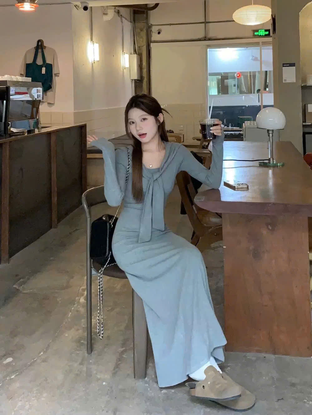 Đầm dày mùa đông cho nàng trendy