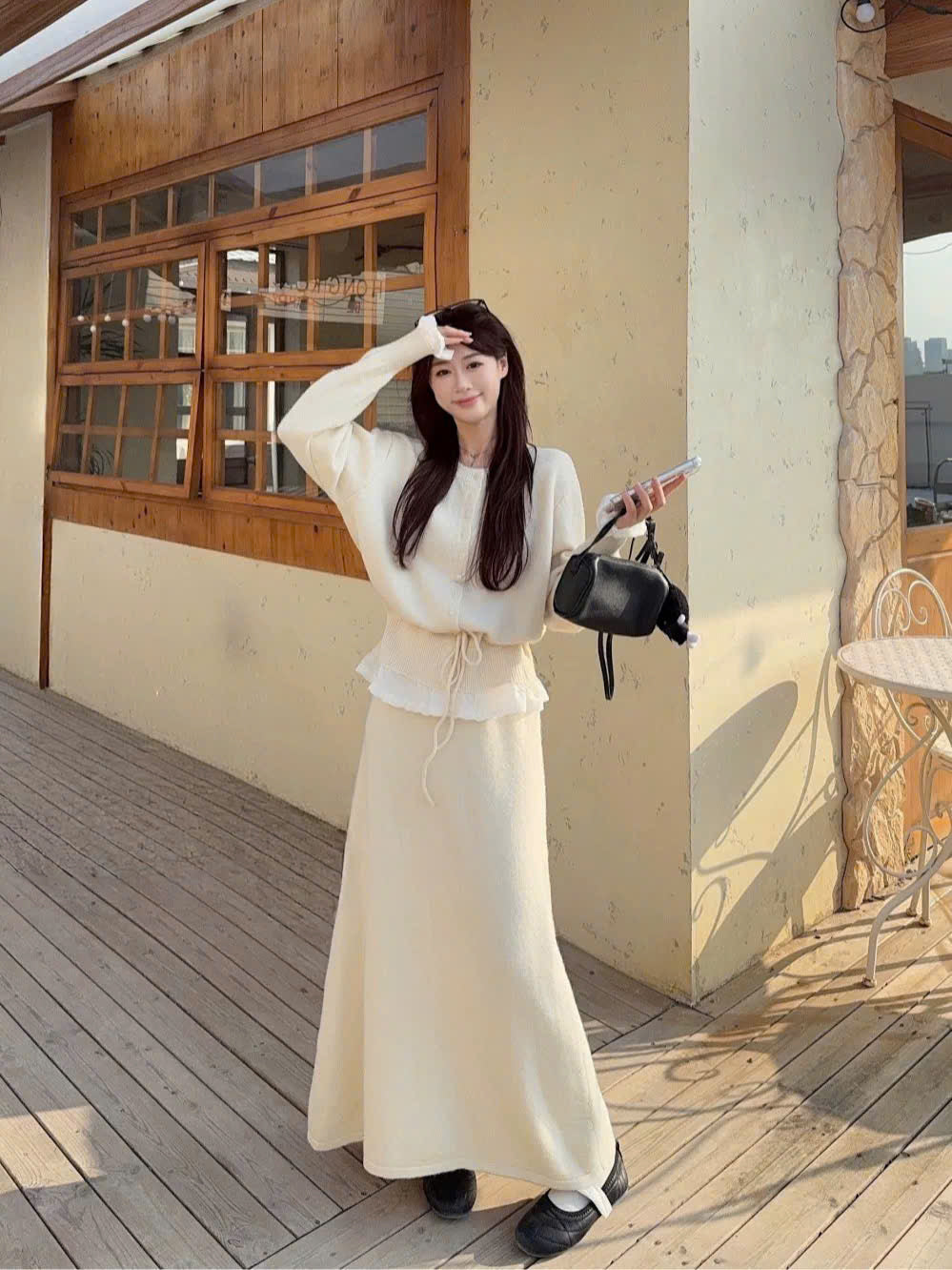 Đầm dày mùa đông cho nàng trendy