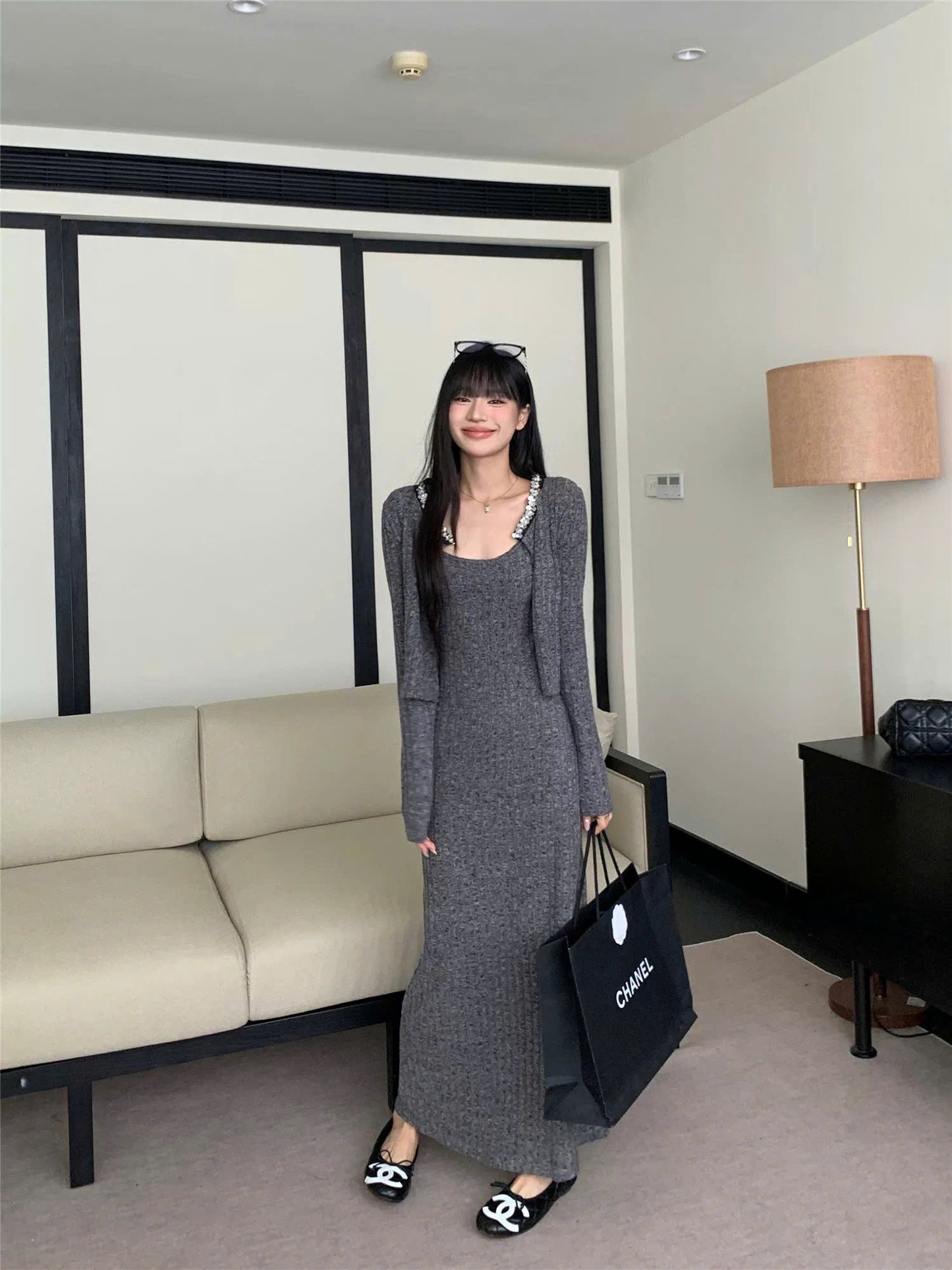 Đầm dày mùa đông cho nàng trendy