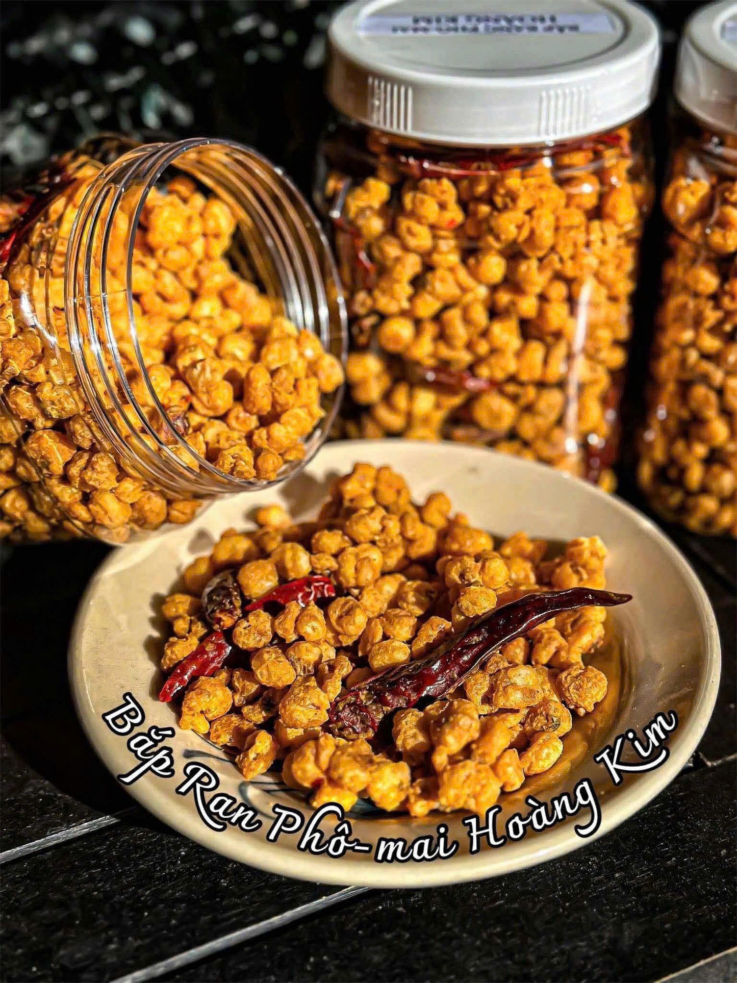 Bắp rang phô mai hoàng kim hộp 350g
