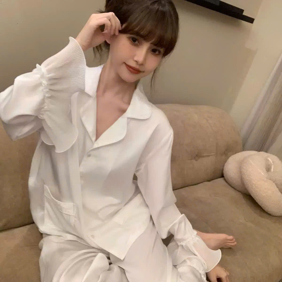 Pijama TDQD tay voan đủ màu cực xinh xắn