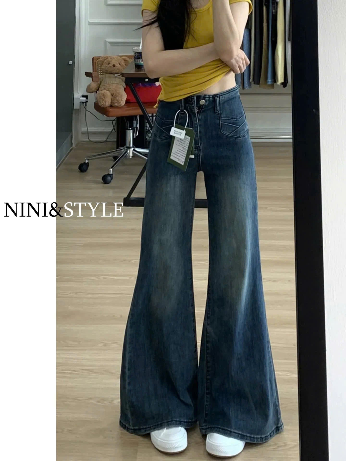Jeans  trendy che khuyết điểm toàn mẫu hot