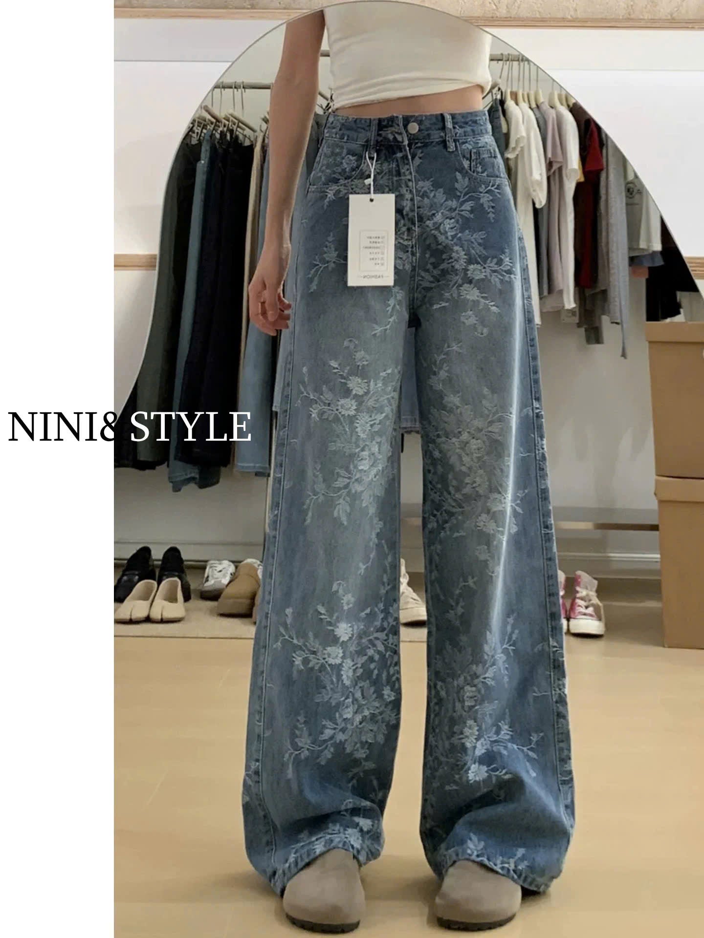 Jeans  trendy che khuyết điểm toàn mẫu hot