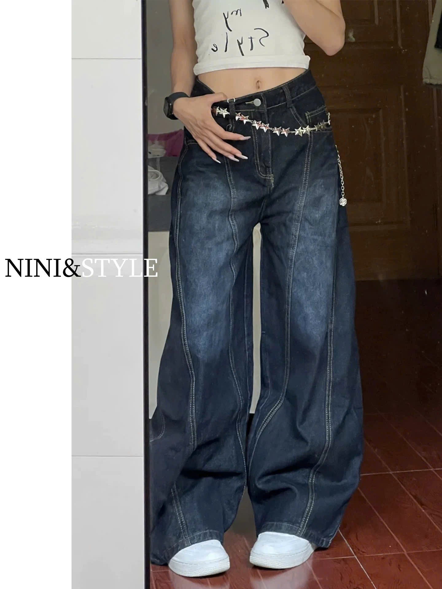 Jeans  trendy che khuyết điểm toàn mẫu hot