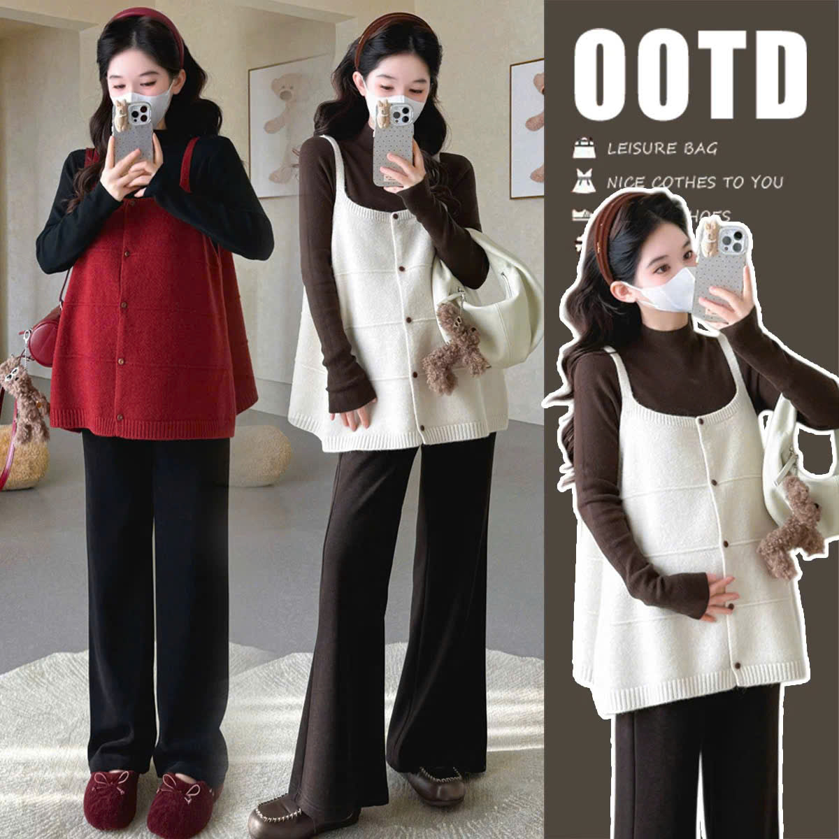 Set đồ thoải mái cho mẹ bầu