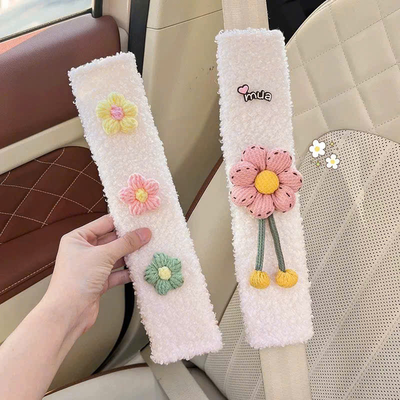 Bọc seat belt gấu bông mẫu mới