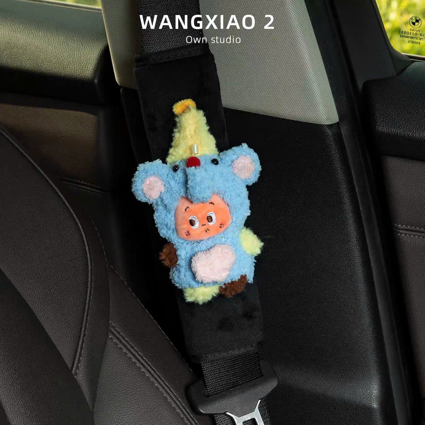 Bọc seat belt gấu bông mẫu mới