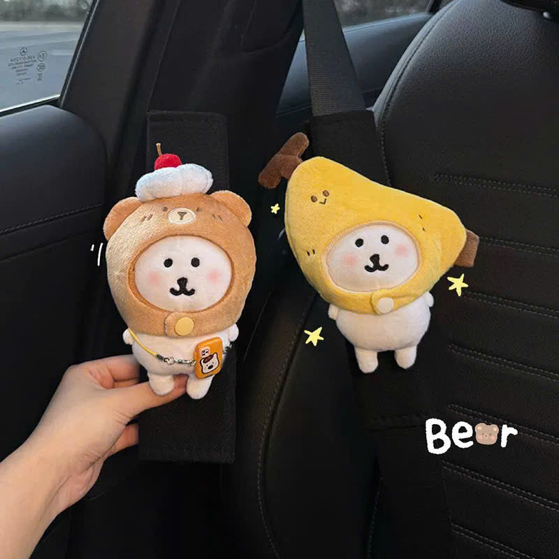 Bọc seat belt gấu bông mẫu mới
