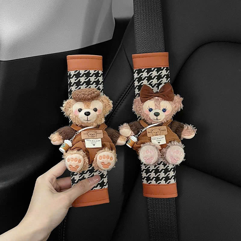 Bọc seat belt gấu bông mẫu mới
